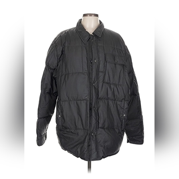 Vntg Polo Ralph Lauren Large Utility 90% Down Puffer Jacket Military Field Men L - Picture 1 of 8